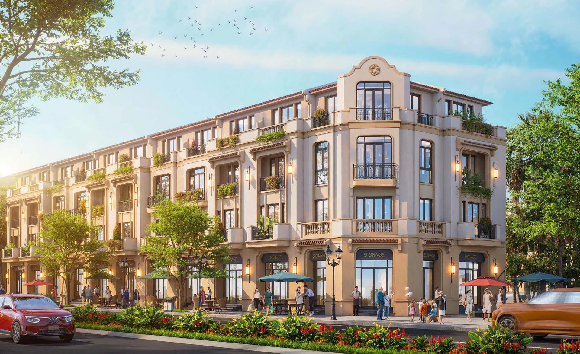 Dãy nhà phố tân cổ điển Vinhomes Cần Giờ